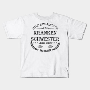 Held des Tages Krankenschwester Vintage Design Kids T-Shirt